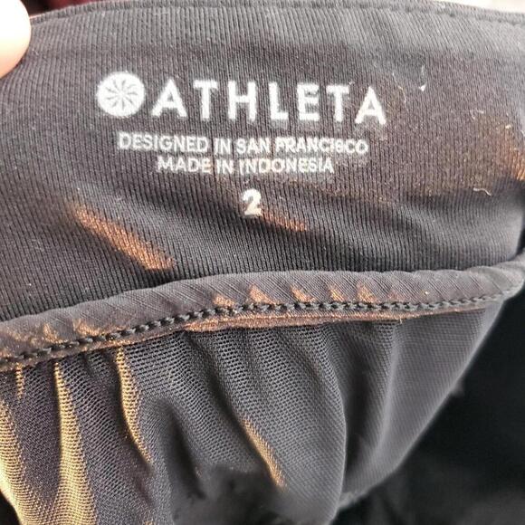 Athleta Pants Womens 2 Trekkie Hike Zip Pocket Pull Toggle Cuff Nylon Outdoors - Picture 4 of 11